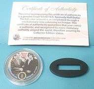 ELVIS MEETS NIXON COLORIZED HALF DOLLAR, NEW