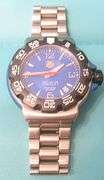TAG HEUER MEN'S FORMULA 1 WATCH WITH RARE BLUE DIAL