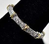 CZ Gemstone Band Ring in Sterling Silver