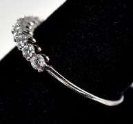 CZ Gemstone Ring in Sterling Silver