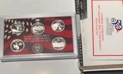 Tougher 2007 US Silver Quarters Proof Set.
