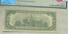 $100 Red Seal 1966 US Note PMG 45 EPQ Choice Extremely Fine