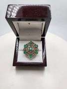 Extremely fine Victorian Emerald and diamonds ring