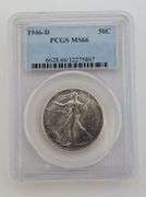 1946 D Walking Liberty Half Dollar, PCGS MS66
