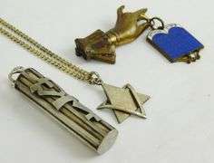 Vintage Lot of Judaica Jewelry