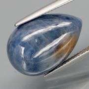 Stormy! 24.04ct Sapphire cabochon -Heated only!