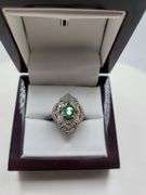 Extremely fine Victorian Emerald and diamonds ring
