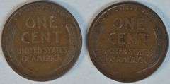 Scarce 1912-D & 1915-S Lincoln Cents in Choice XF45