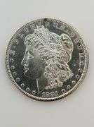 1881 S Morgan Silver Dollar, UNC