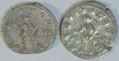 Near Mint Gordian III & Philip I Roman Silver Antoninianus, 238 to 249 AD