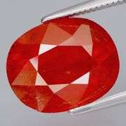 Impressive 7.34ct top red orange Spessartite Garnet