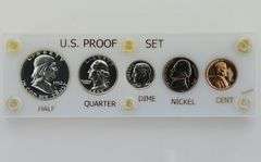 1952 United States Silver Proof Set, Capital Plastics Holder
