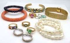 Group lot of Vintage 925 sterling silver mixed jewelry