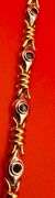 14K Two-tone Gold Black Diamond Tennis Bracelet