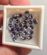 Substantial 10ct 25pc 5x4mm Tanzanite set