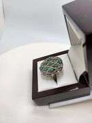 Extremely fine Victorian Emerald and diamonds ring