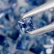 Excellent 3.64ct classic blue Sapphire set