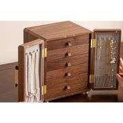 Black Walnut Wooden Jewelry Box