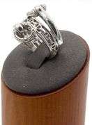 925 Sterling silver Judith Ripka Vienna bypass ring