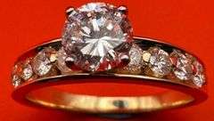 14K Two-Tone Gold Diamond Engagement Ring of 1 ct