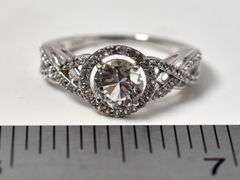 CZ Gemstone Ring in Sterling Silver