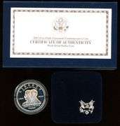 3 Different Commemorative Proof Silver Dollars in Box w/CoA: 2003-2010