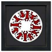 Red on White by Keith Haring (1958-1990)