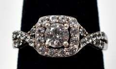 Cz Gemstone Ring in Sterling Silver