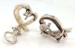 Tiffany & Co Paloma Picasso large loving heart earrings