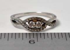 CZ Gemstone Ring in Sterling Silver