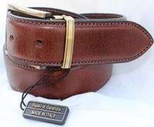 Classy Fine Quality Leather Belt, Made In Italy