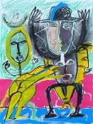 Fantastic Original One Of A Kind Artwork By Romgo