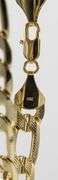 Sharp 35 Gram 14 Kt Italian Gold Plate Figaro Link Bracelet