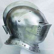Medieval Knight Tournament Close Armor Helmet