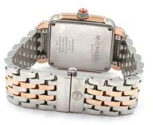 Michele Deco Madison Mid 31mm  2-Tone Diamond Dial Quartz Watch