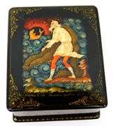 2 Vintage Handpainted Russian Boxes