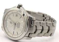Tag Heuer link automatic Chronometer white dial watch