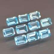 High fire 13.04ct Swiss blue Topaz set