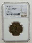 1834 HT-6 Andrew Jackson, NGC XF45