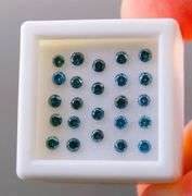 High fire! 1.04ct set of round brilliant cut Diamonds