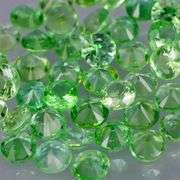 Brilliant green! Untreated! 2.38ct set of very rare Tsavorite Garnets!