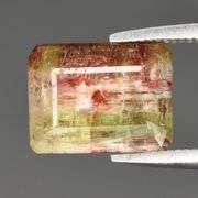 Faceted multi-color Tourmaline crystal weighing 2.29 carats!