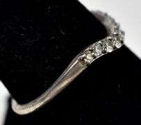 CZ Gemstone Enhancement Band Ring in Sterling Silver