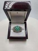 Extremely fine Victorian Emerald and diamonds ring