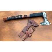 Norse Viking Axe Berserker with Leather Sheath