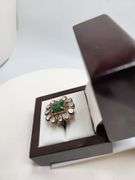 Extremely fine Victorian Emerald and diamonds ring