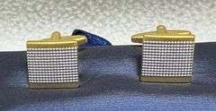 Stainless steel Jeweled Style Cufflinks