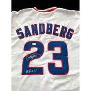 Ryne Sandberg Autographed Jersey COA Certified