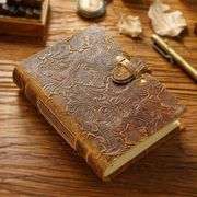 Genuine Embossed Leather Journal