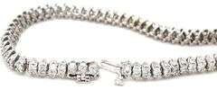 14kt White gold 5.25ctw diamond bracelet